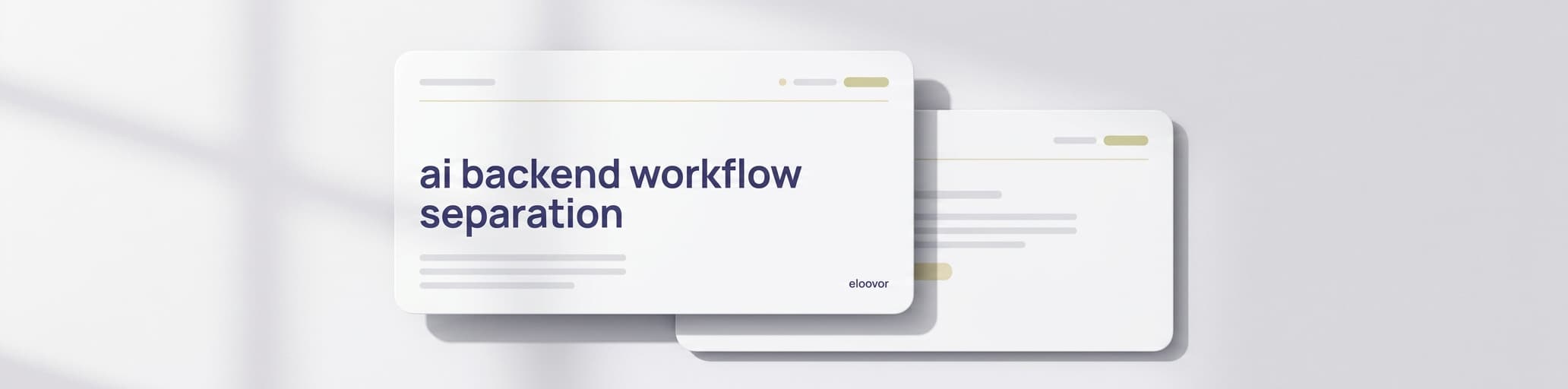 Why we moved AI workflows off the API server